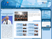 Tablet Screenshot of matera.csi-net.it